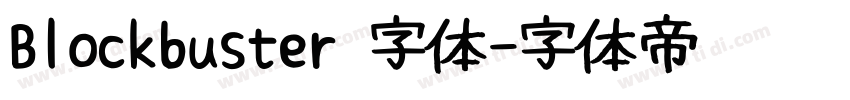 Blockbuster 字体字体转换